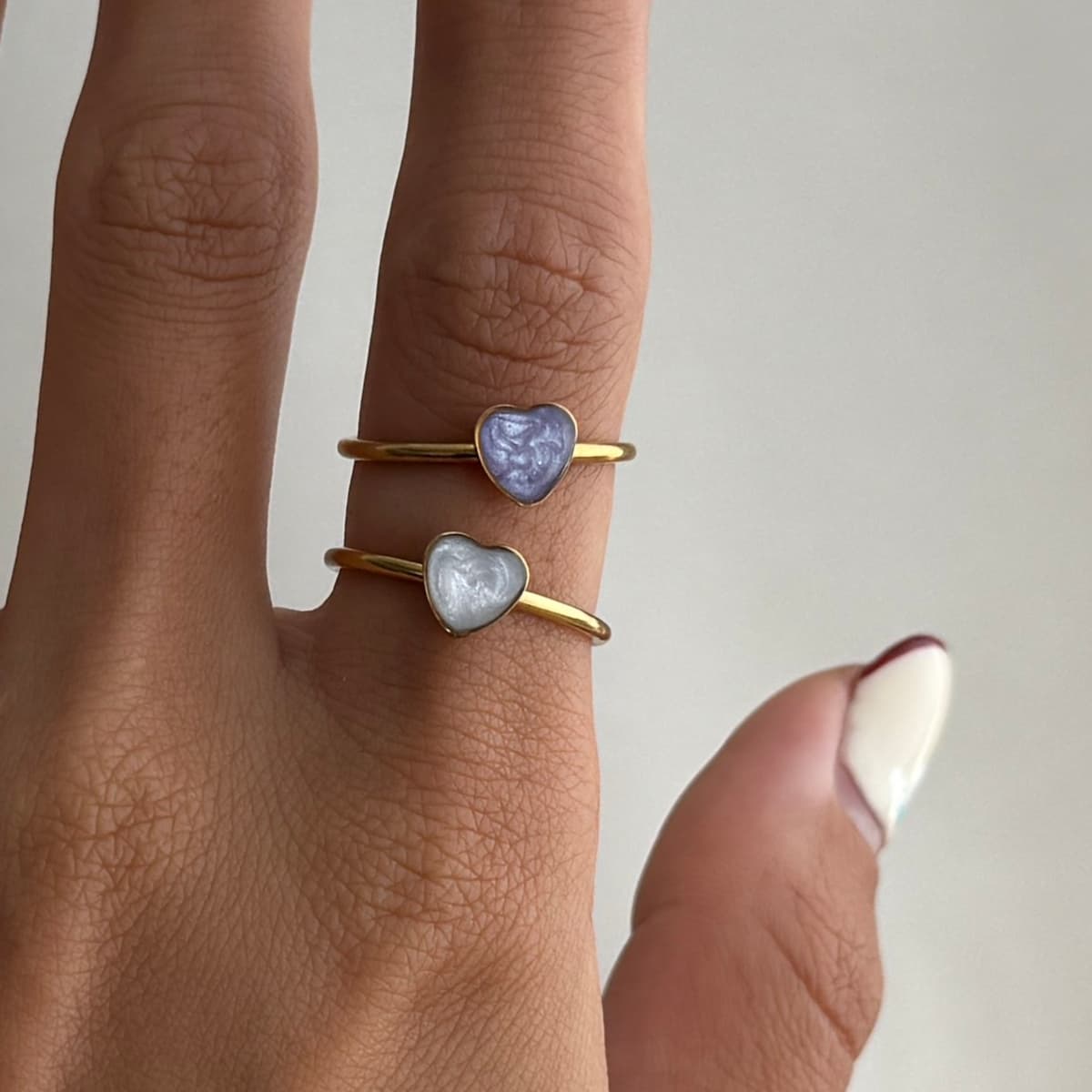 Petite Heart Adjustable Ring
