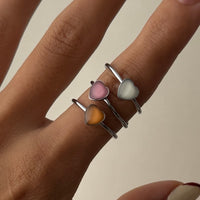 Petite Heart Adjustable Ring