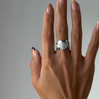 Ripple Heart Ring