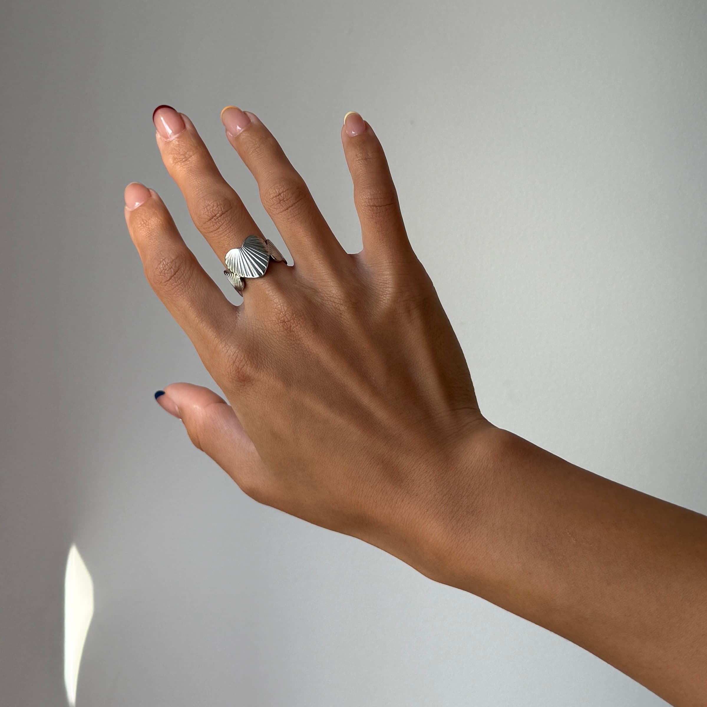 Ripple Heart Ring