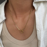 Figaro Clasp Necklace | Waterproof Stainless Steel Jewellery