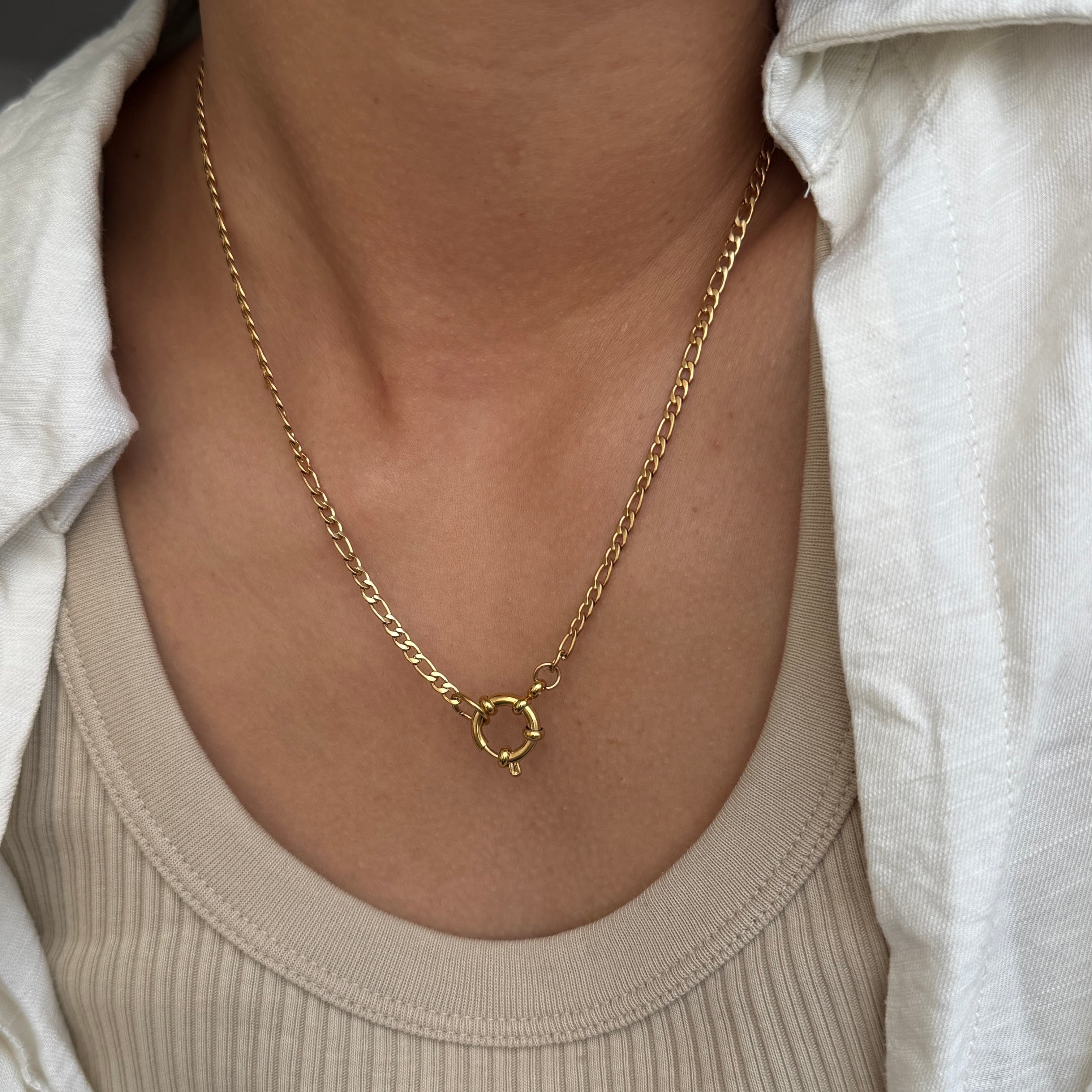Figaro Clasp Necklace