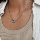 Figaro Clasp Necklace | Waterproof Stainless Steel Jewellery