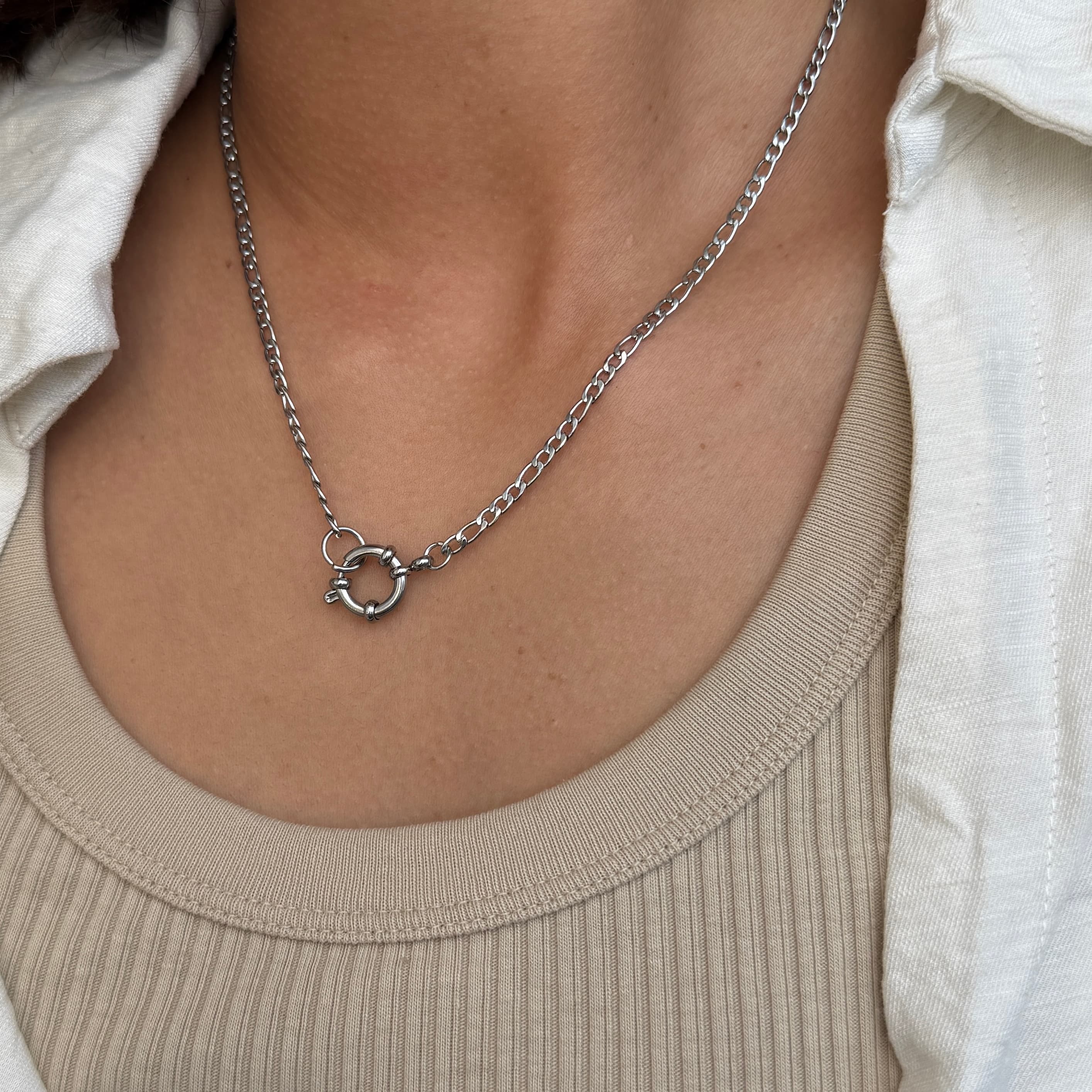 Figaro Clasp Necklace