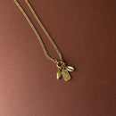 Figaro Clasp Necklace with Charm | Waterproof Stainless Steel Jewellery