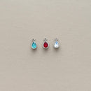 Teardrop Gem Charm
