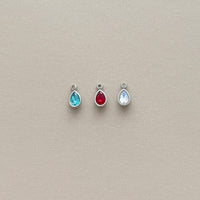 Teardrop Gem Charm
