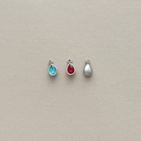 Teardrop Gem Charm