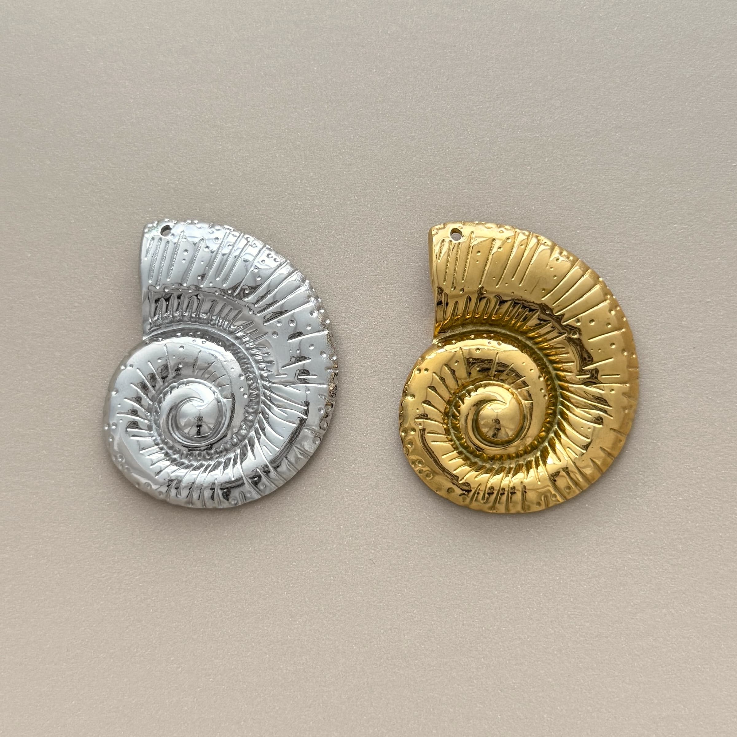 Spiral Shell Charm