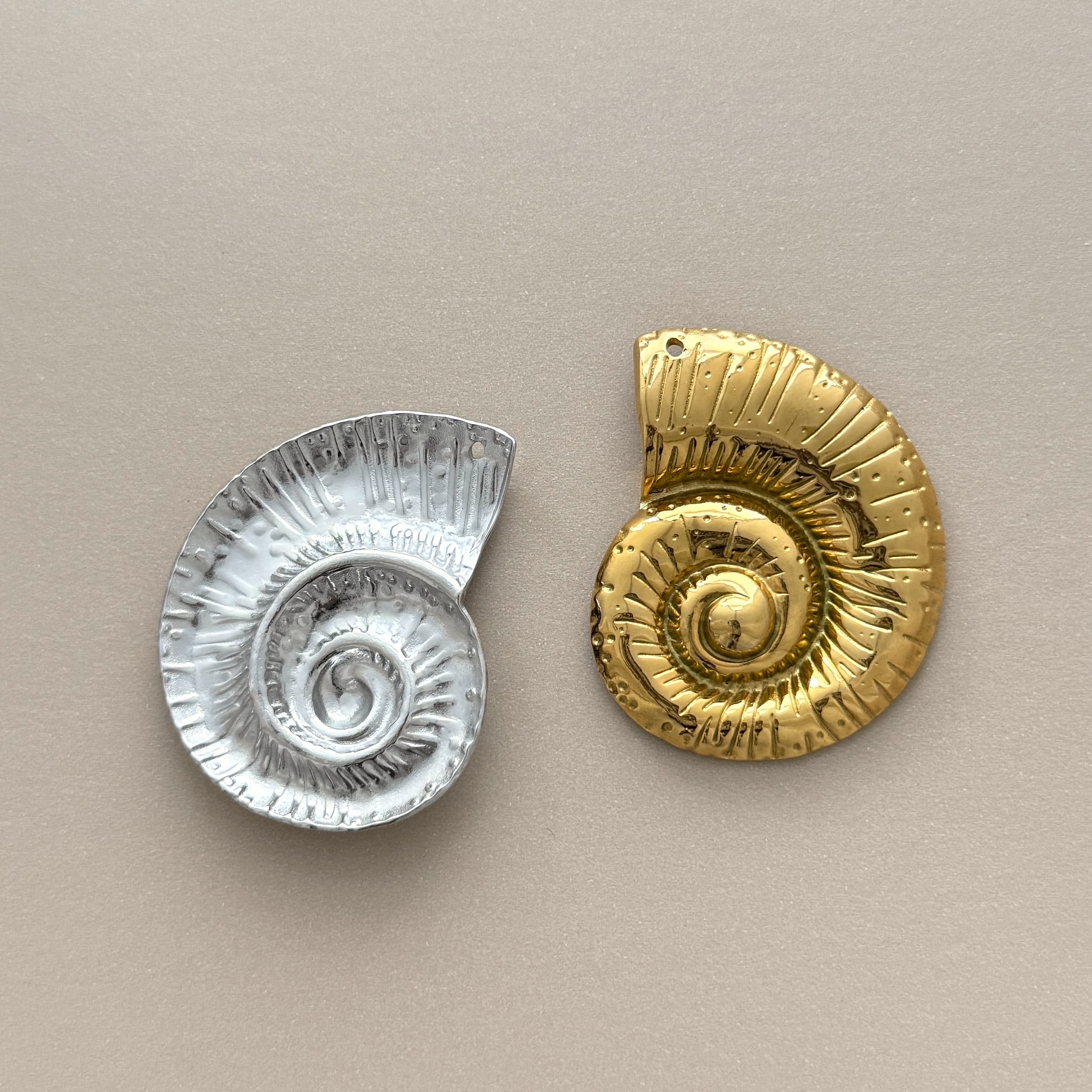 Spiral Shell Charm
