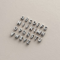 Bubble Initial Letter Necklace