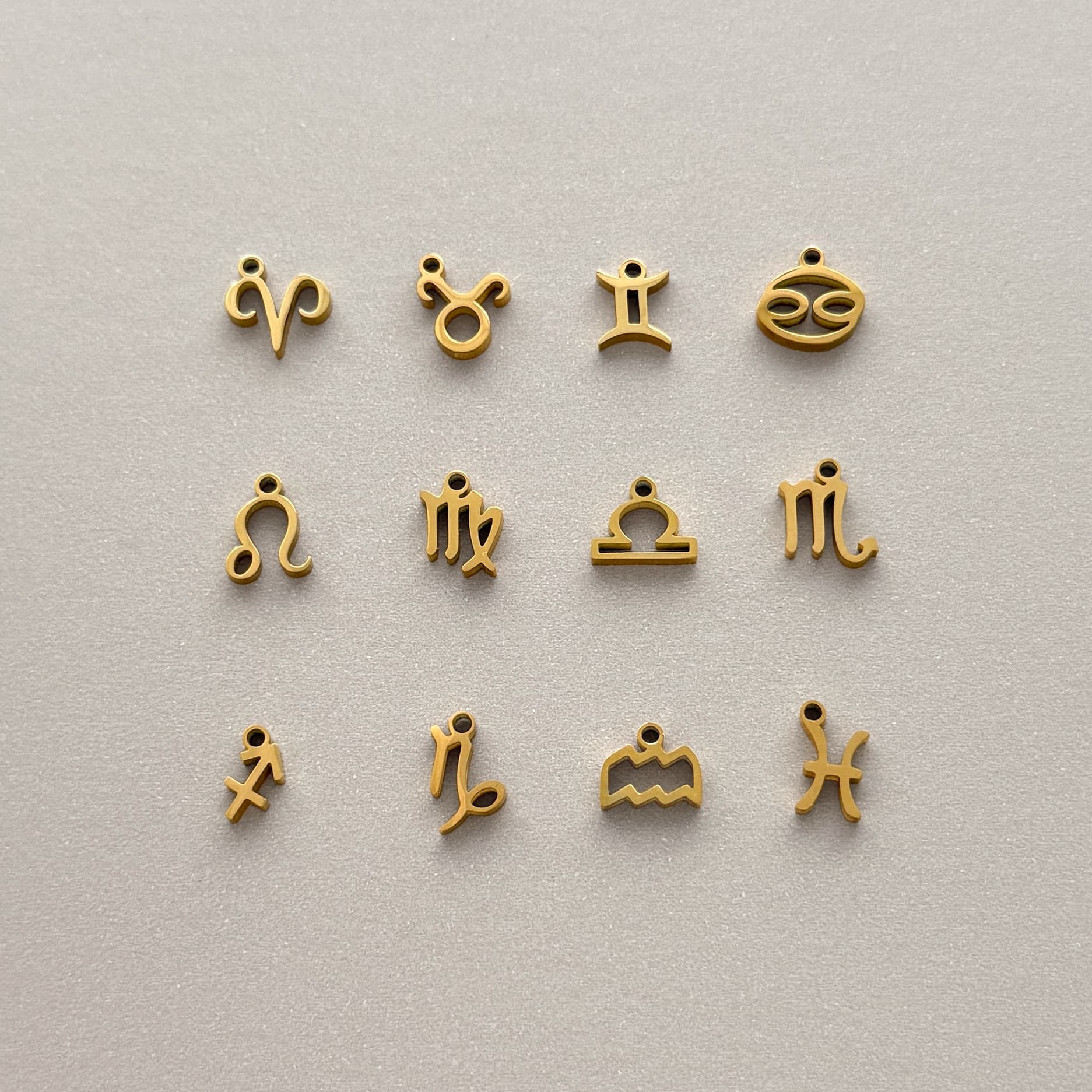 Zodiac Sign Charms