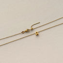 Bubble Initial Letter Necklace
