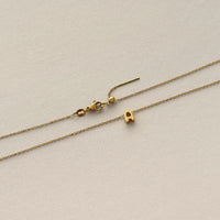 Bubble Initial Letter Necklace