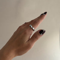 Linked Heart Ring