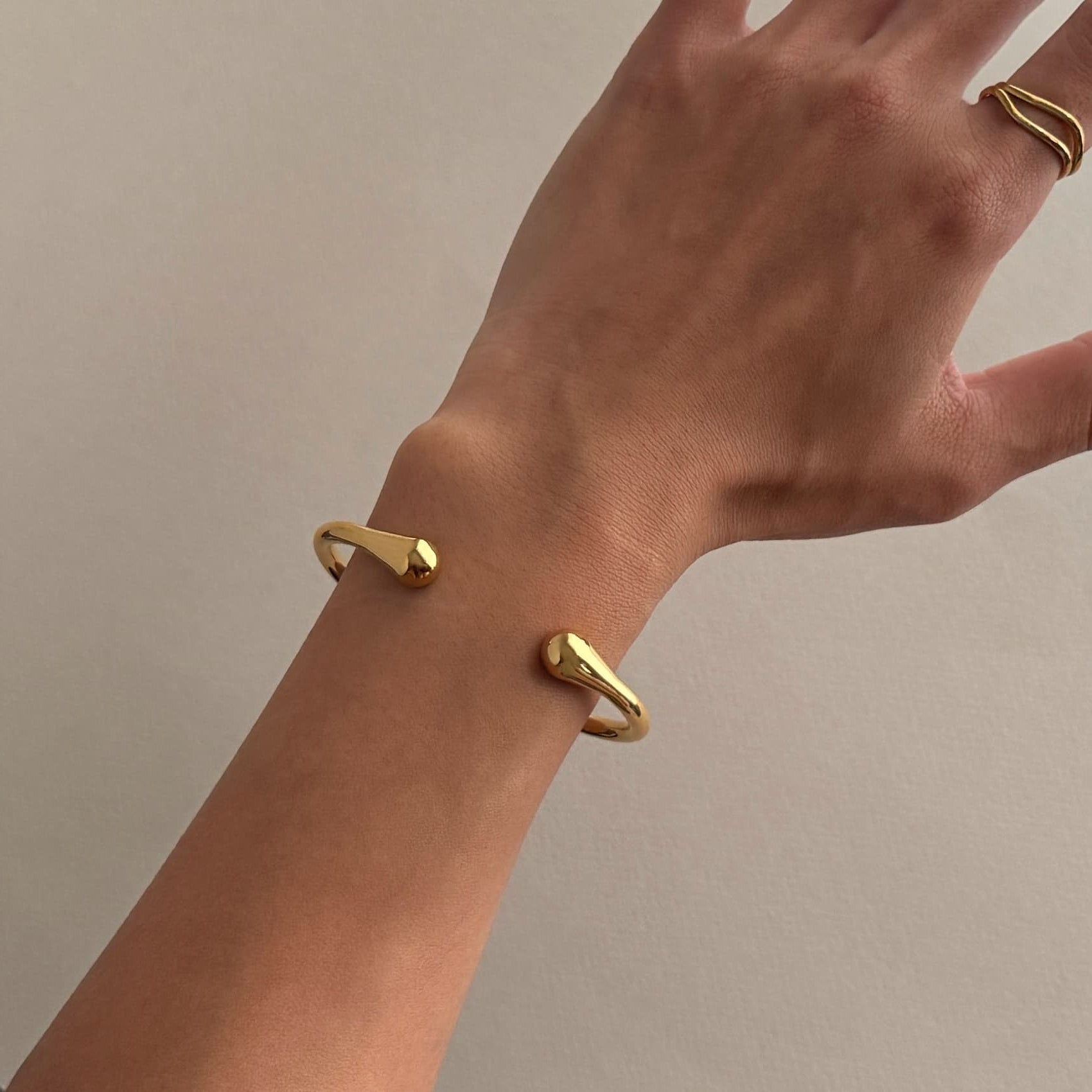 Teardrop Cuff Bracelet