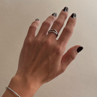 Twin Wave Ring