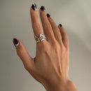 Duo Star Band Ring