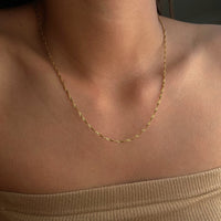 Dainty Twist Chain Necklace
