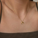 Horn Crescent Necklace