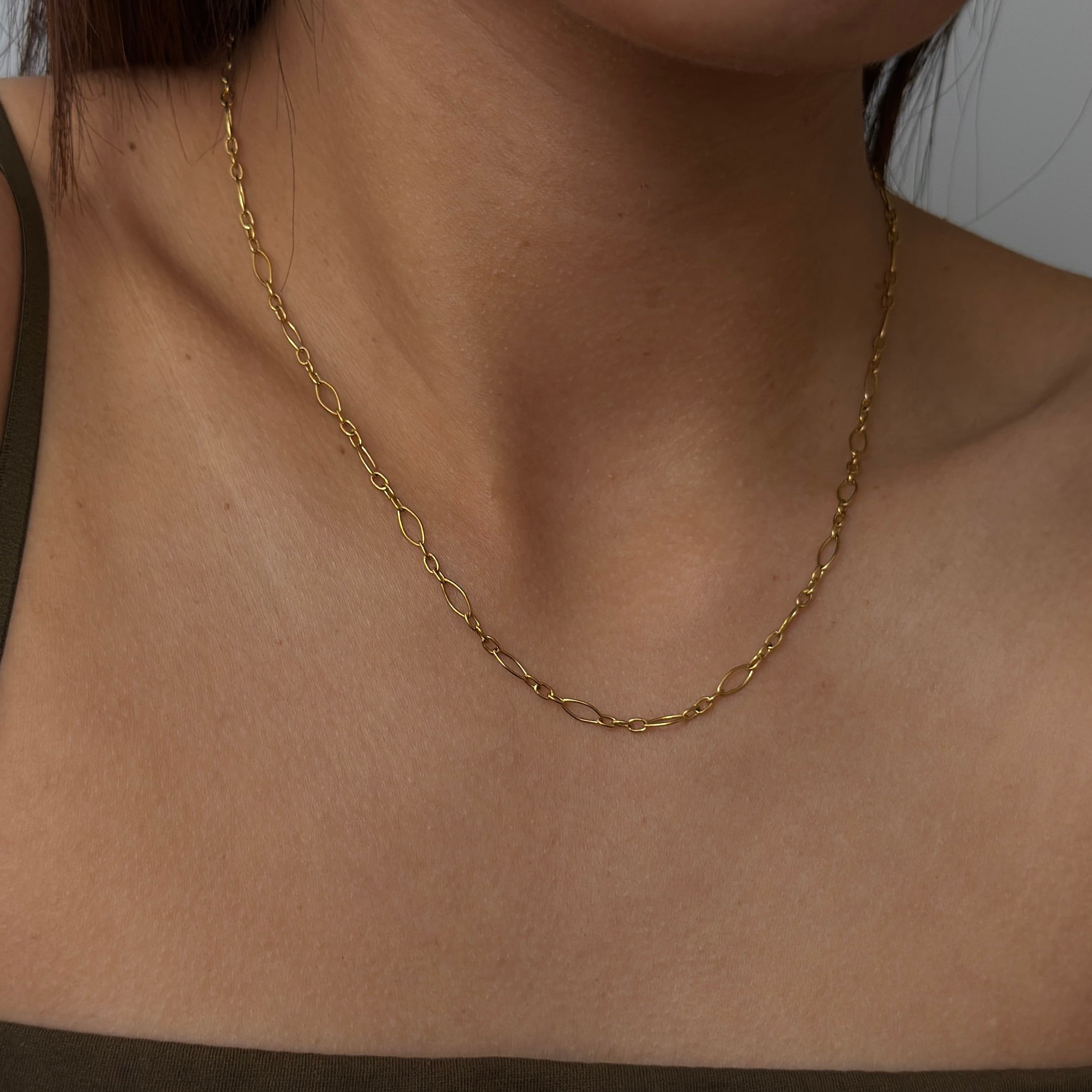 Oval Link Chain Necklace