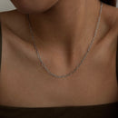Oval Link Chain Necklace