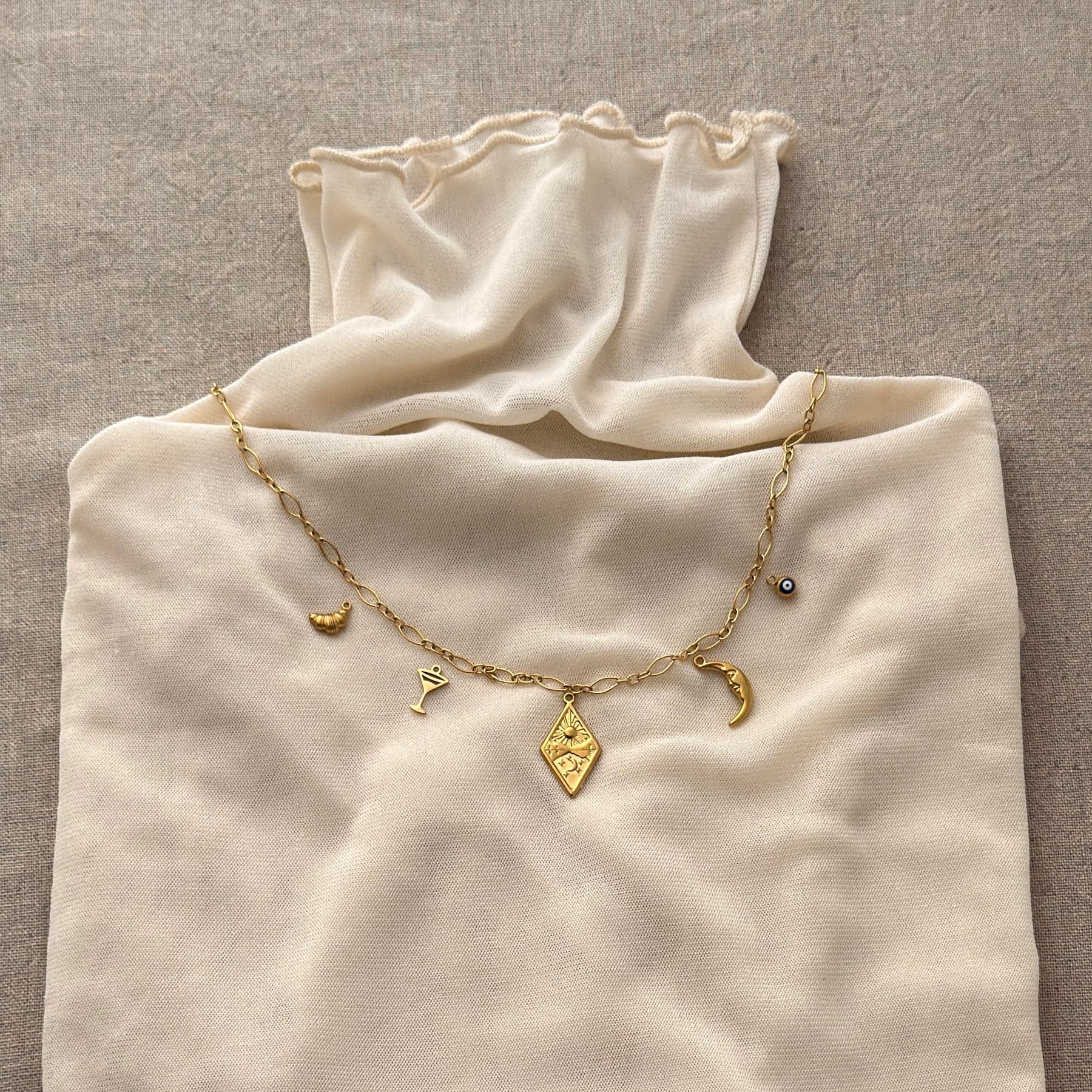 Martini Glass Charm