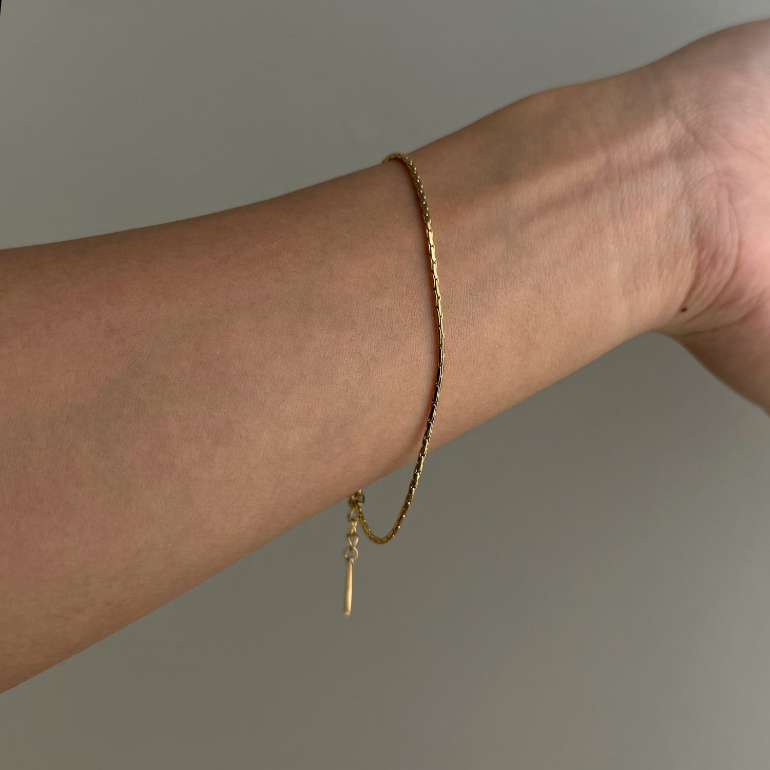 Delicate Box Chain Bracelet