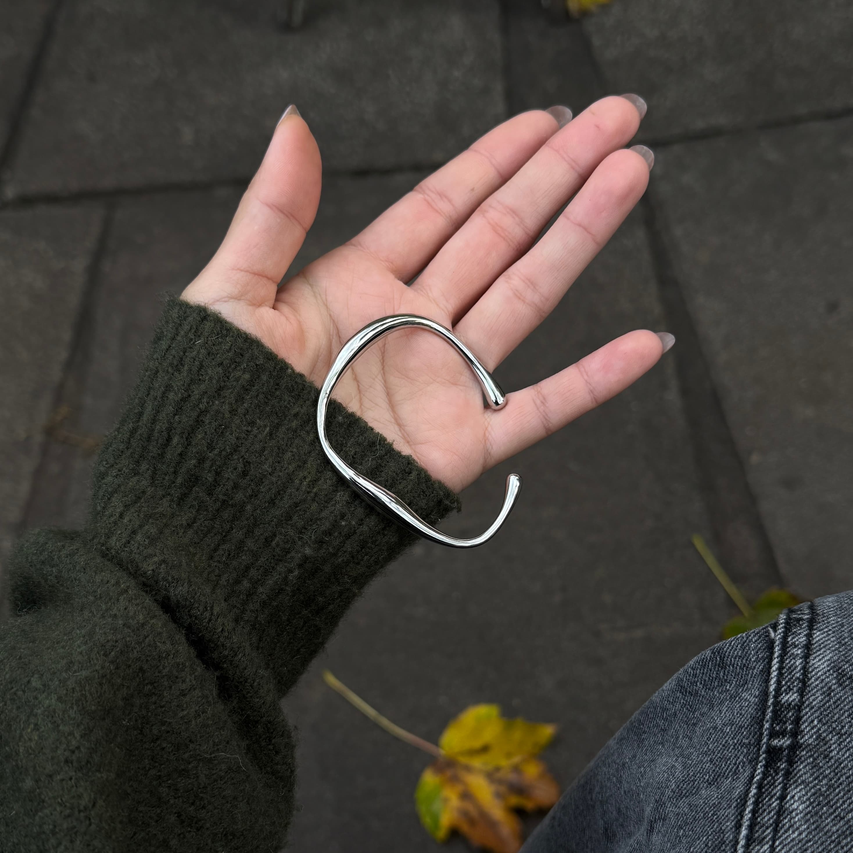 Sleek Wave Cuff