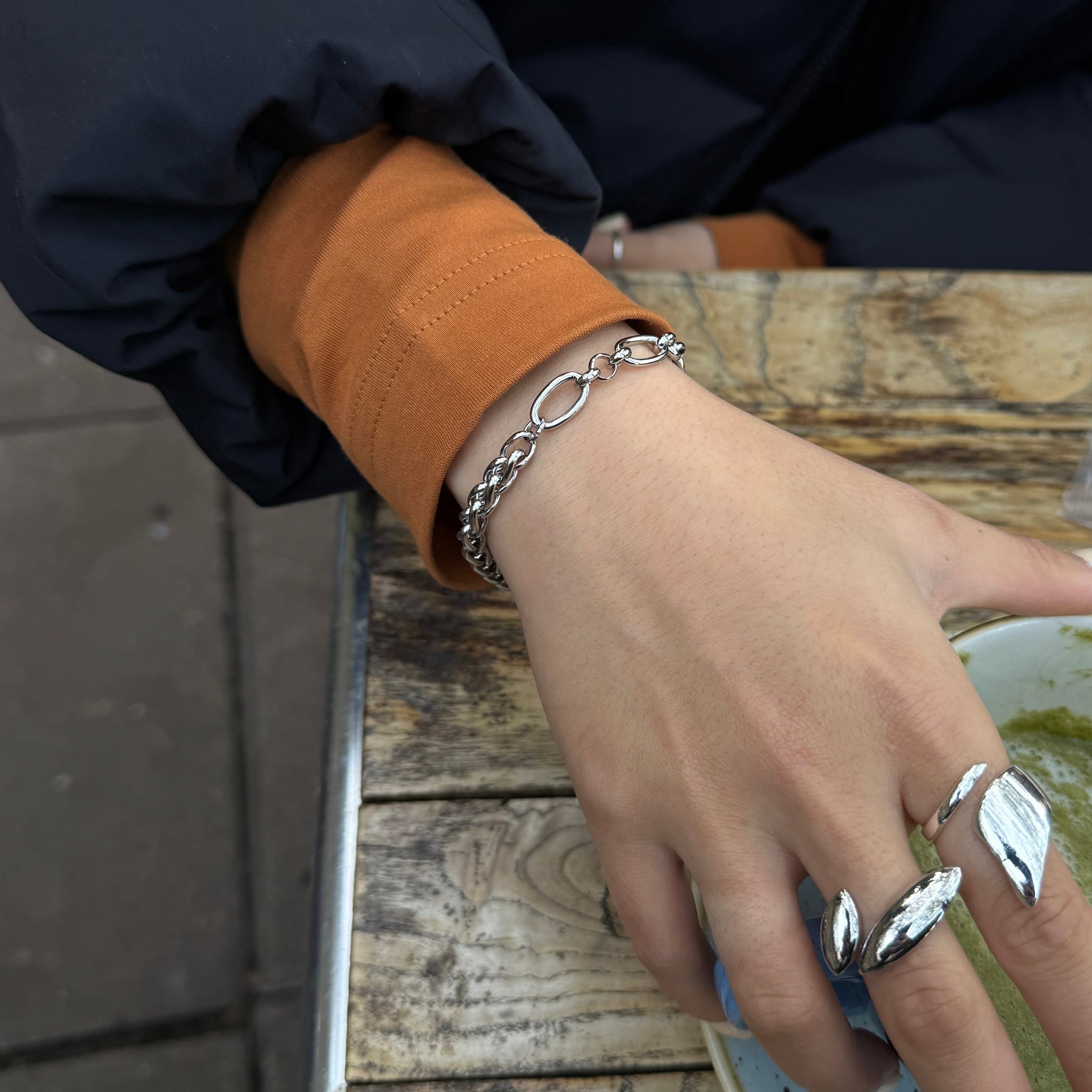 Dual Chain Link Bracelet