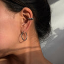 Slim Wide Hoops