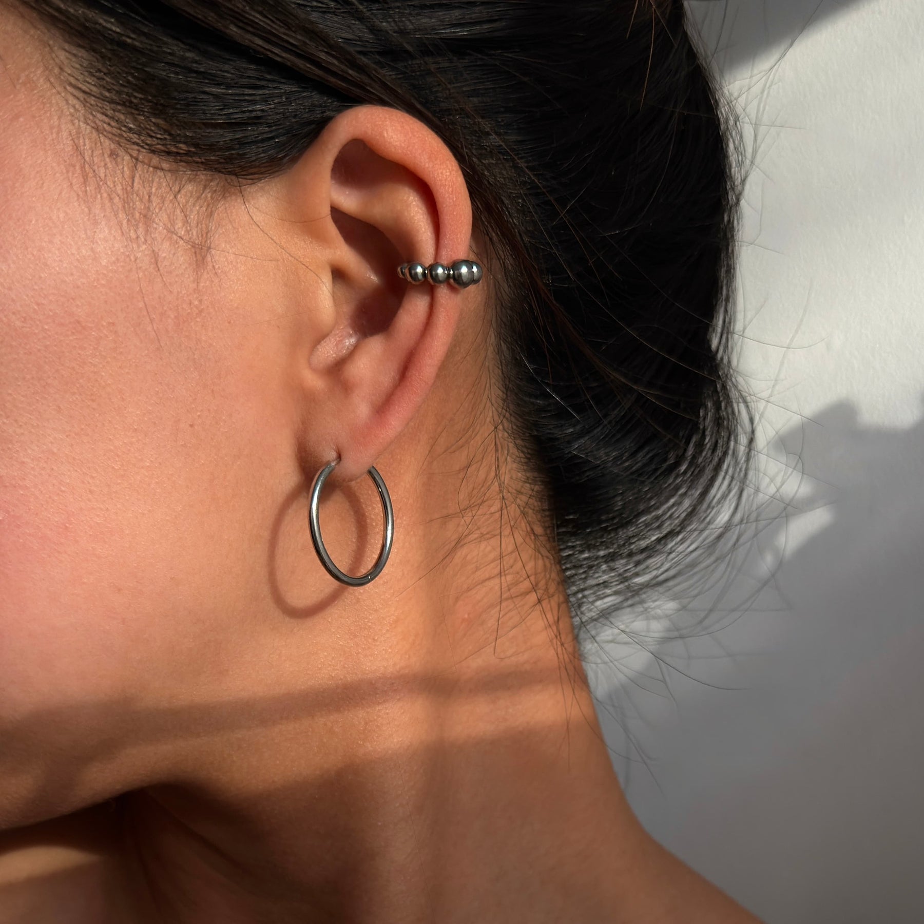 Slim Wide Hoops