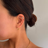 Crystal Dot Studs