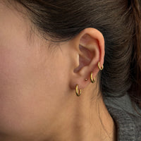 Gold Classic Hoops