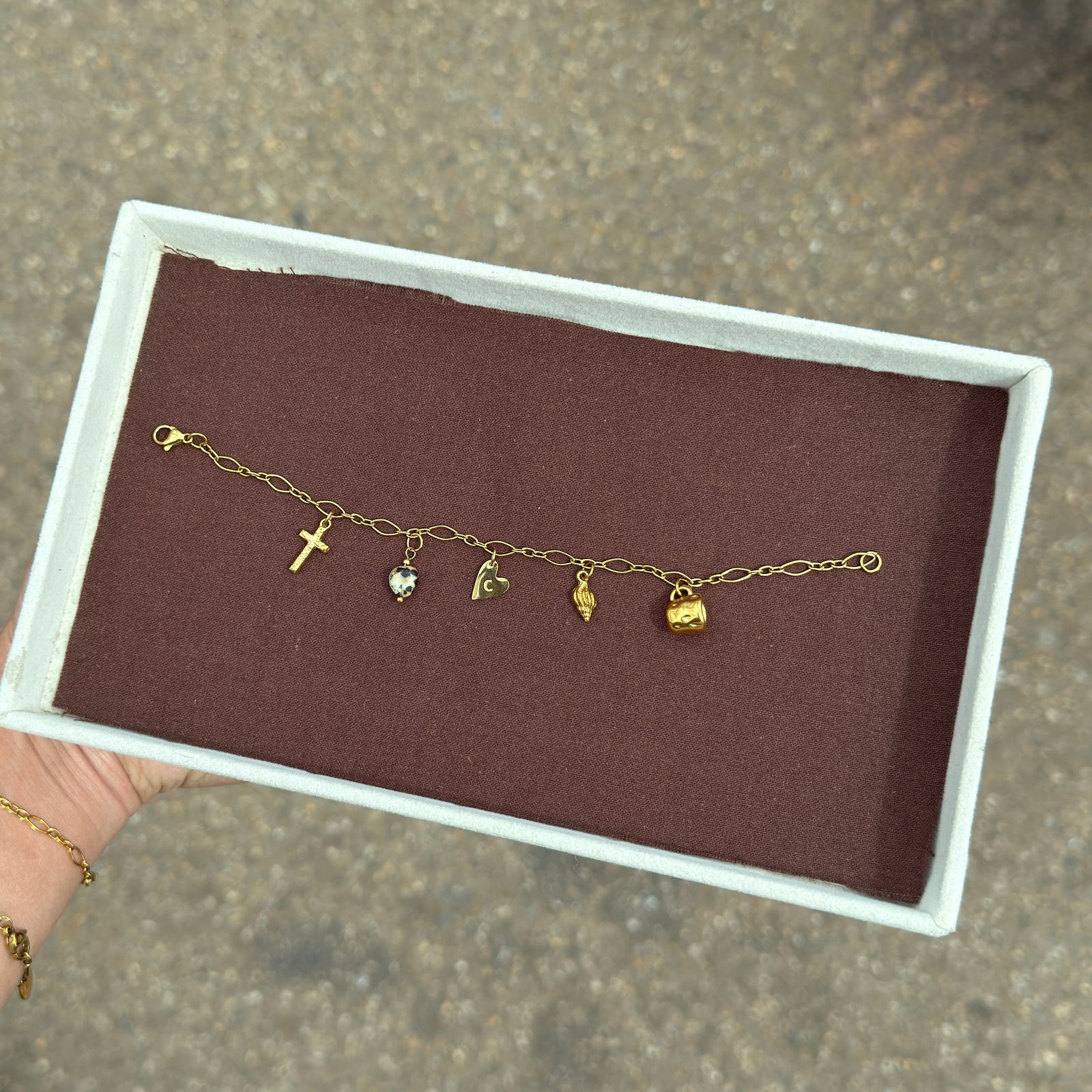Heart Letter Charm