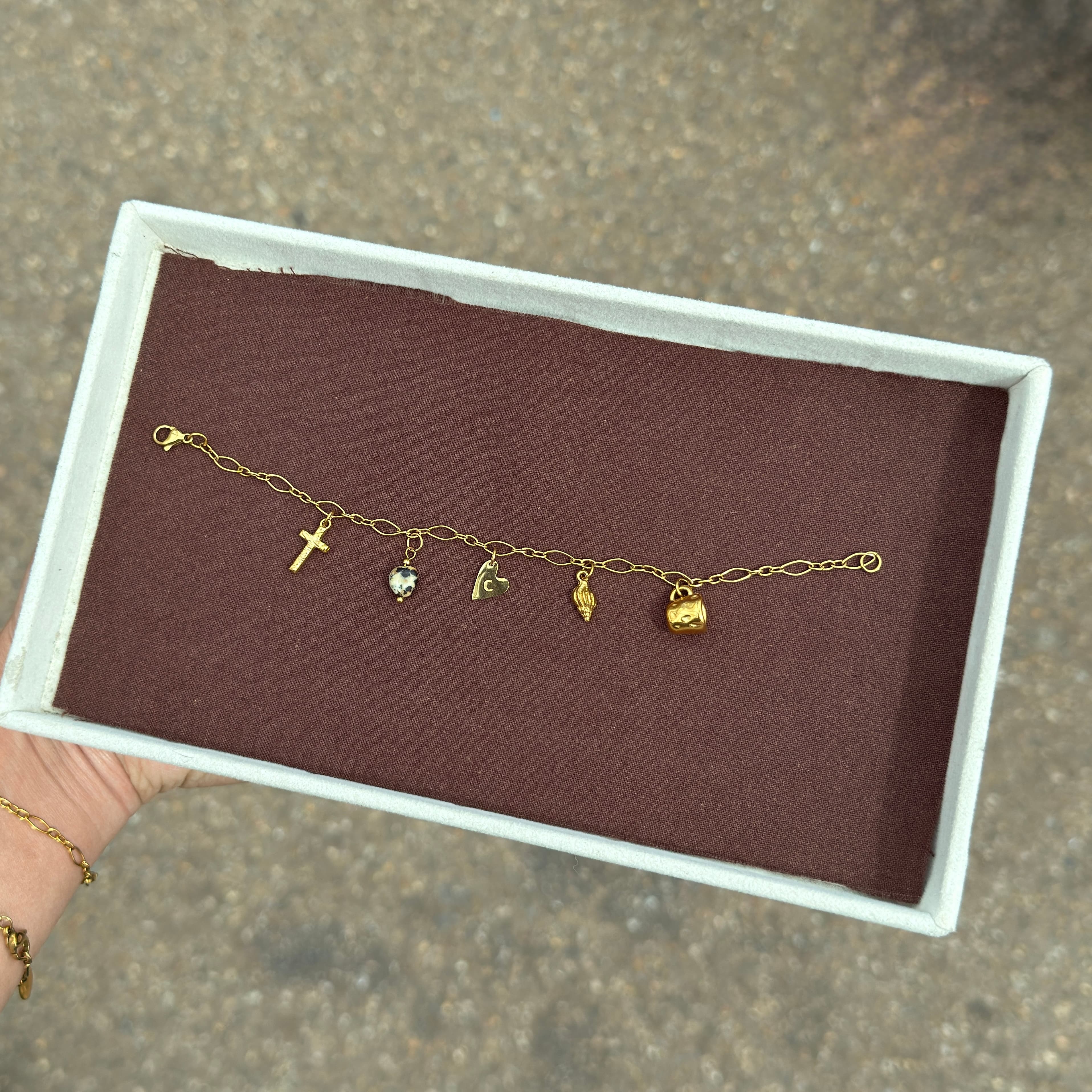 Heart Letter Charm