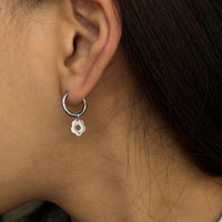 Bloom Charm Hoops