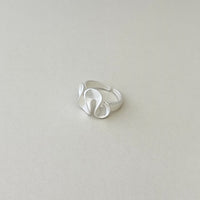 Petal Bloom Silver Ring