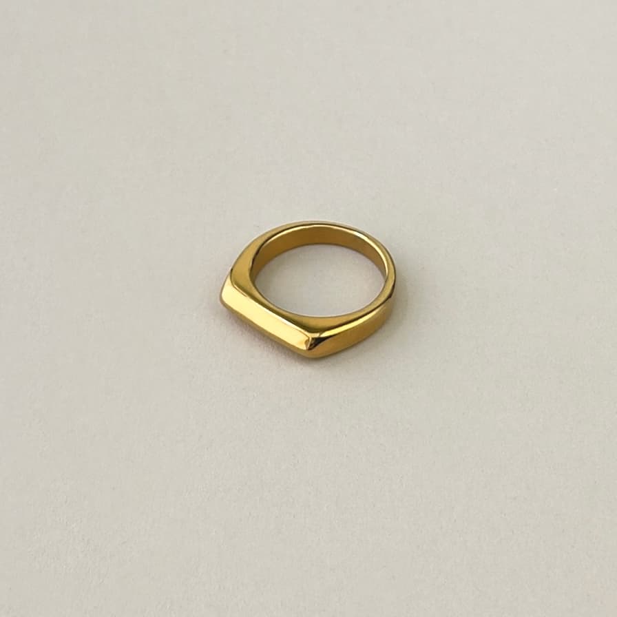 Flat Signet Ring