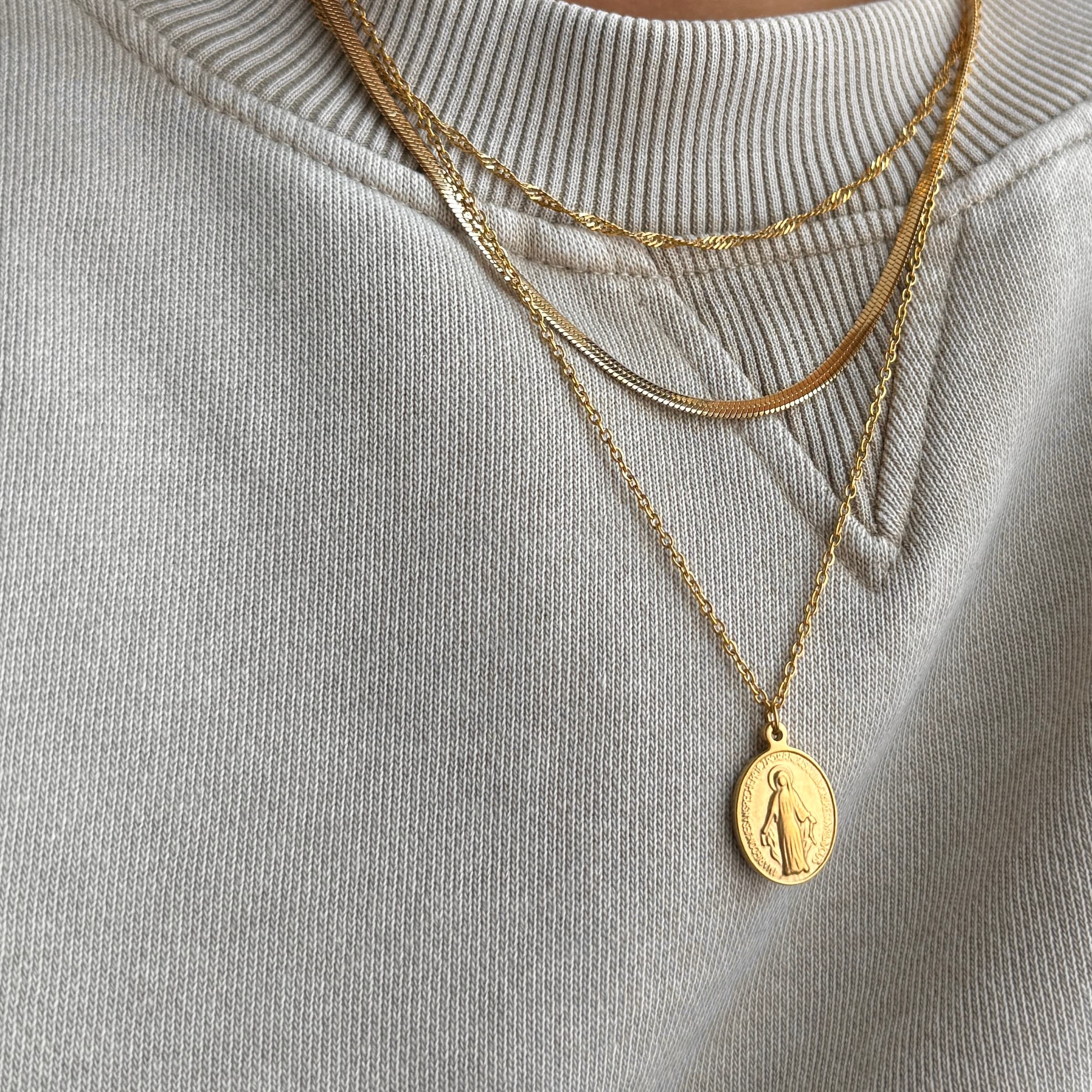 Blessed Oval Necklace