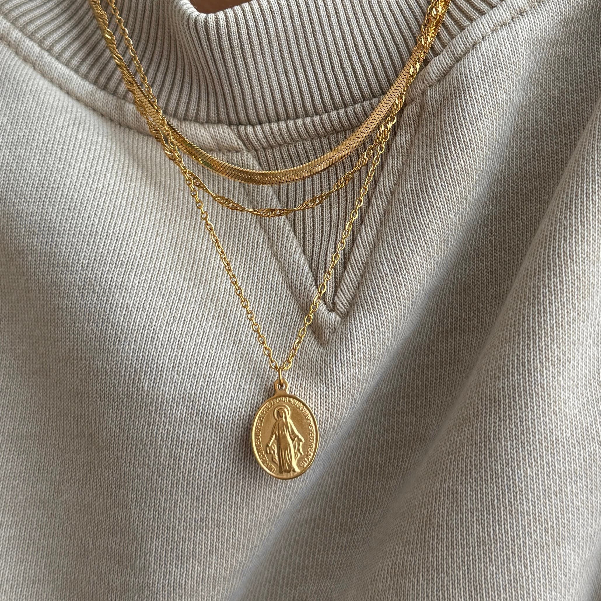 Flat Snake Chain Necklace