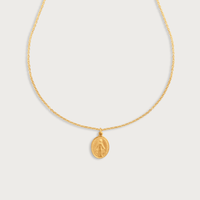 Oval Coin Necklace