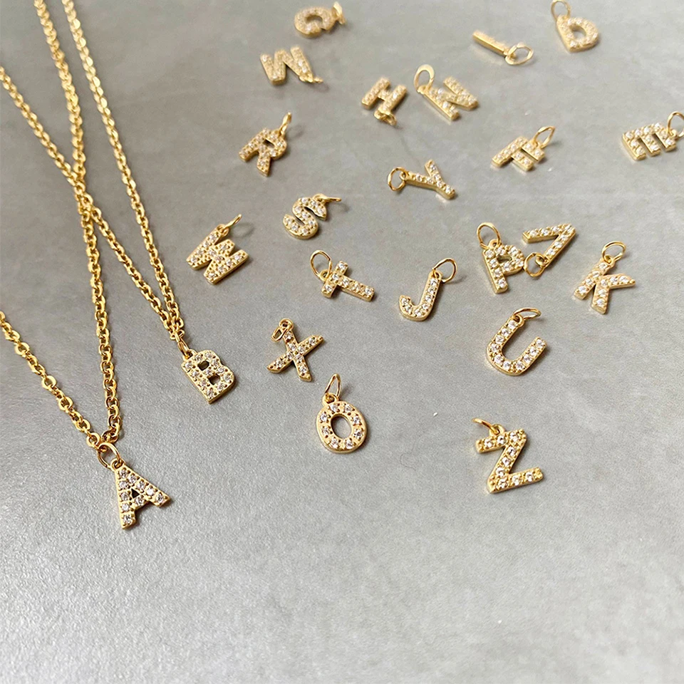 Dainty Letter Charms