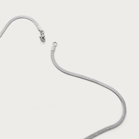 Flat Snake Chain Necklace