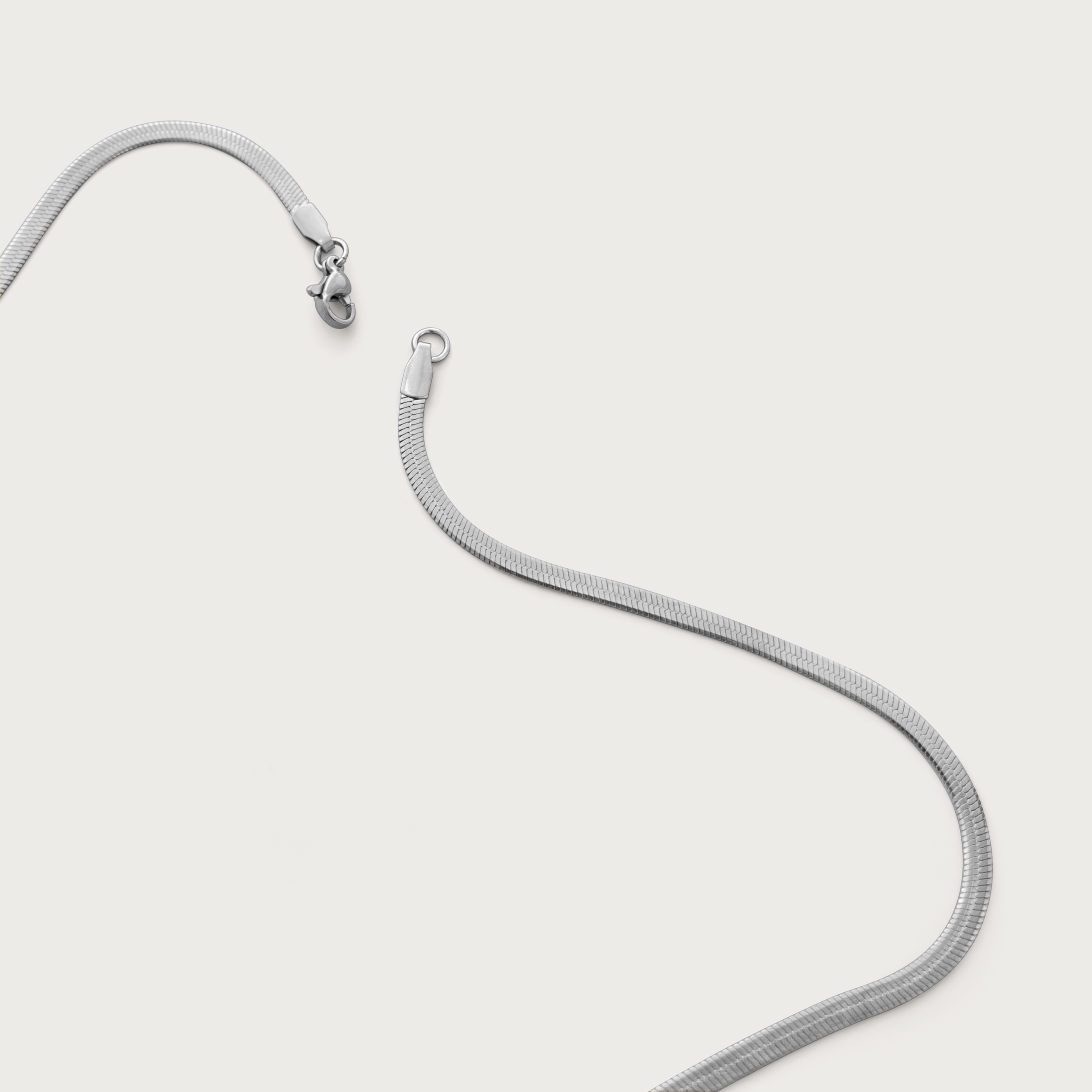 Flat Snake Chain Necklace