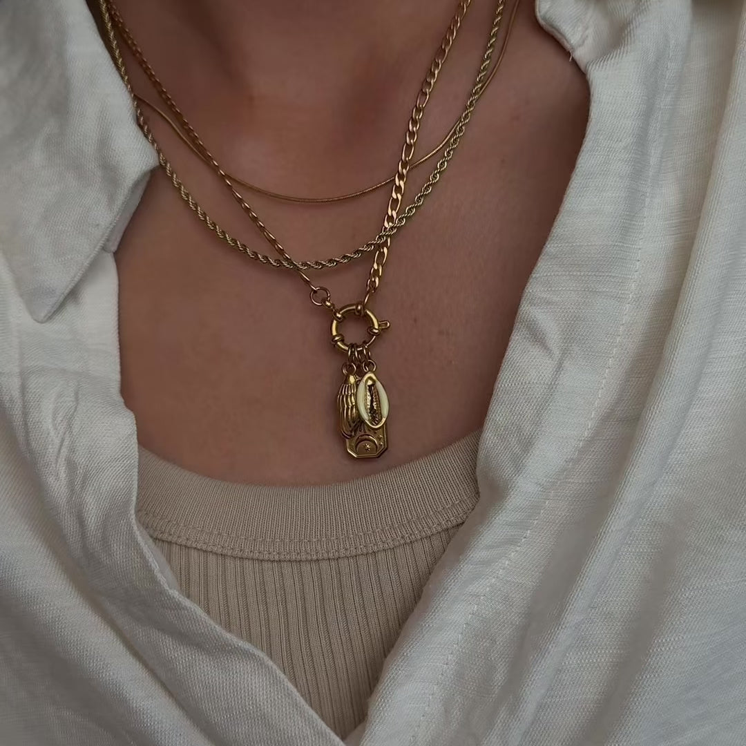 Figaro Clasp Necklace